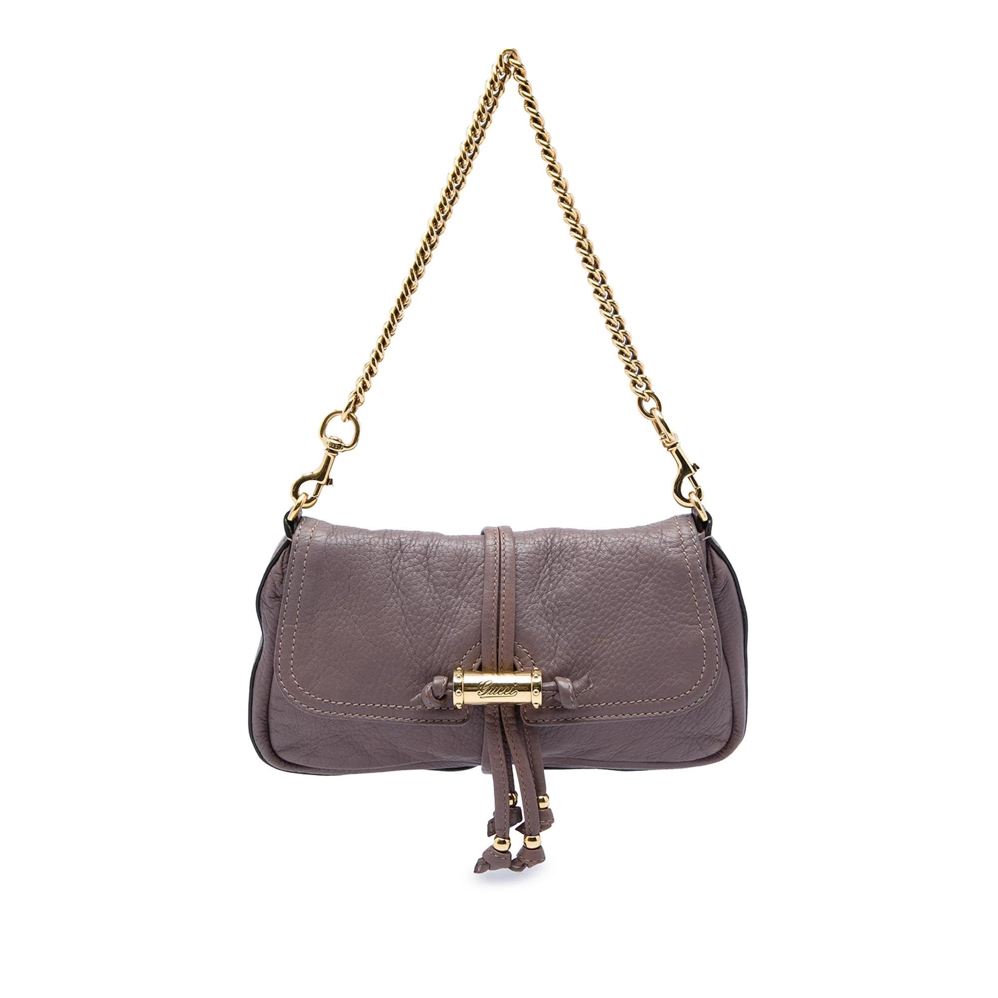 Bamboo leather handbag