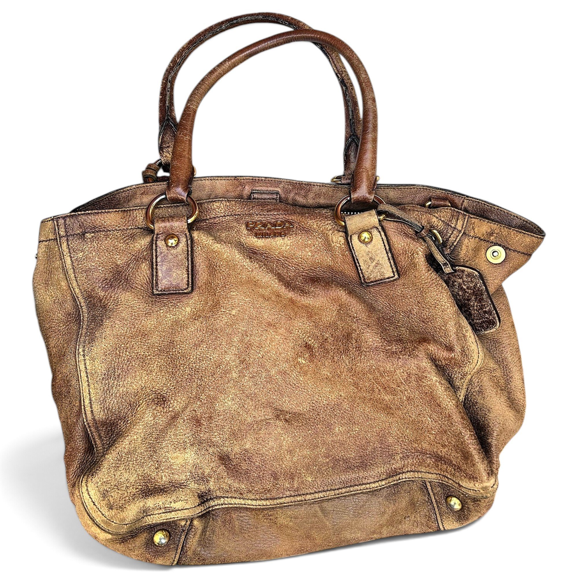 Leather tote