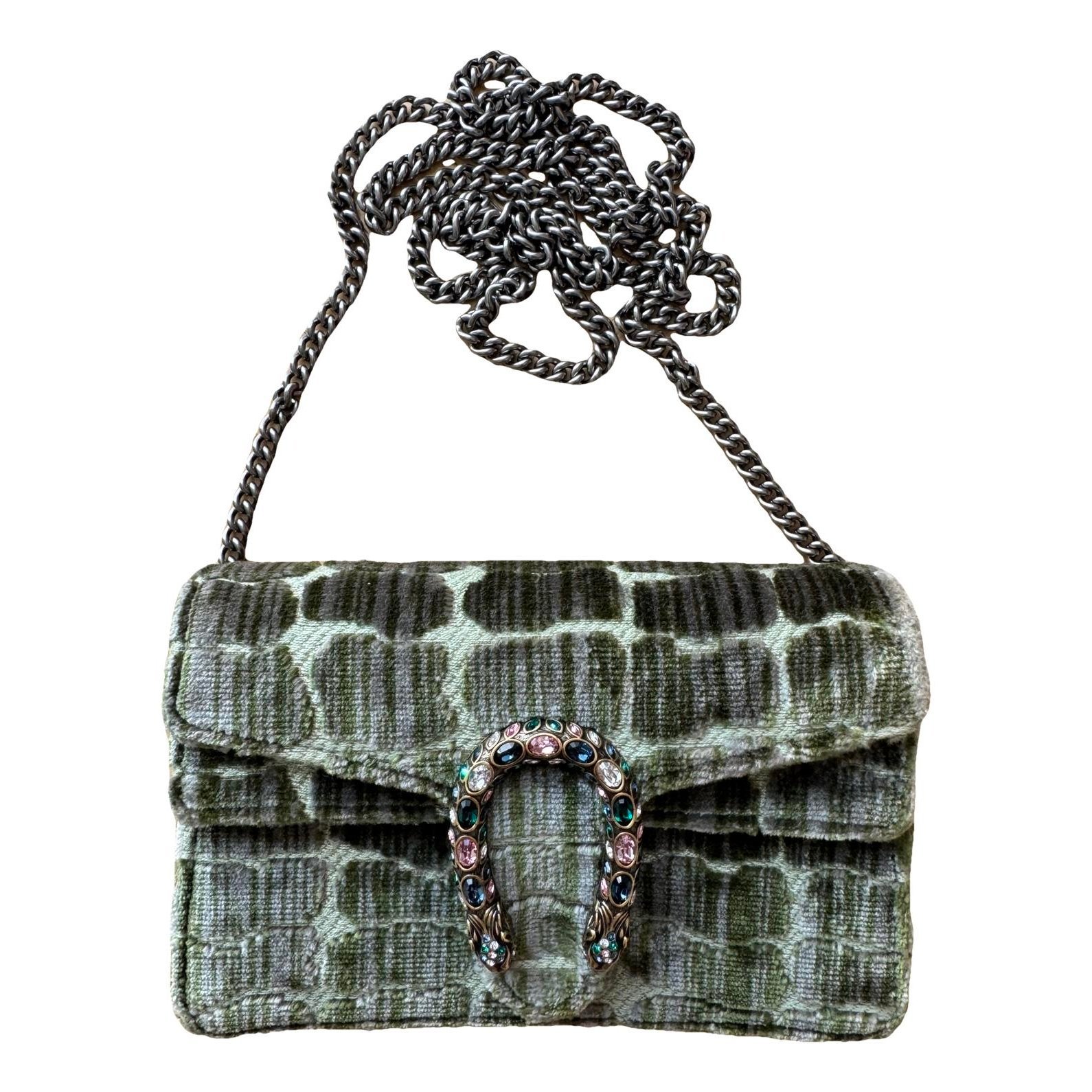 Dionysus velvet clutch bag