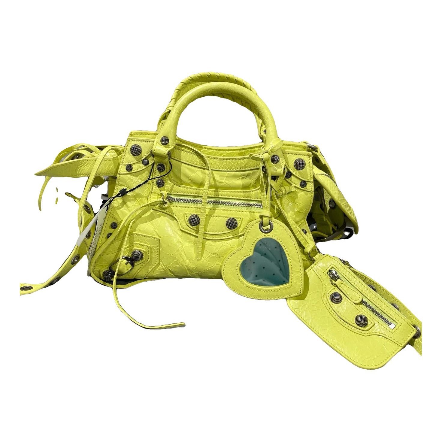 City leather bag