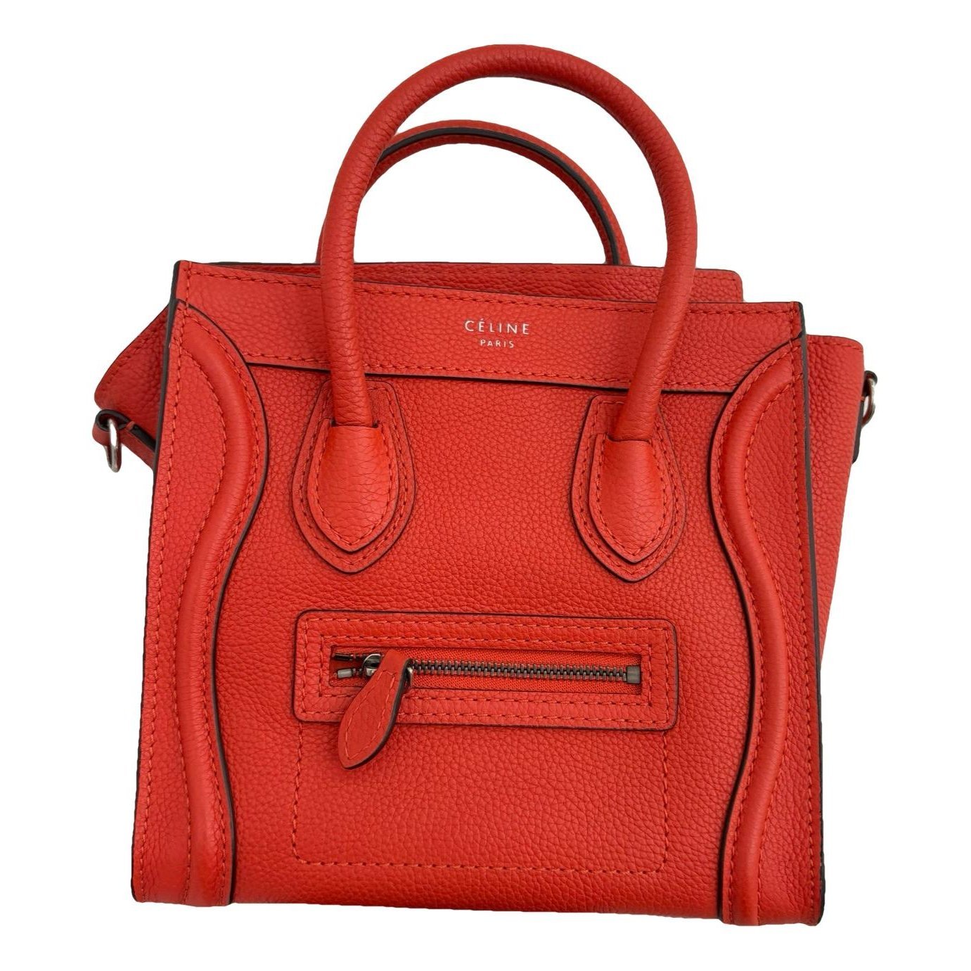 Nano Luggage leather handbag