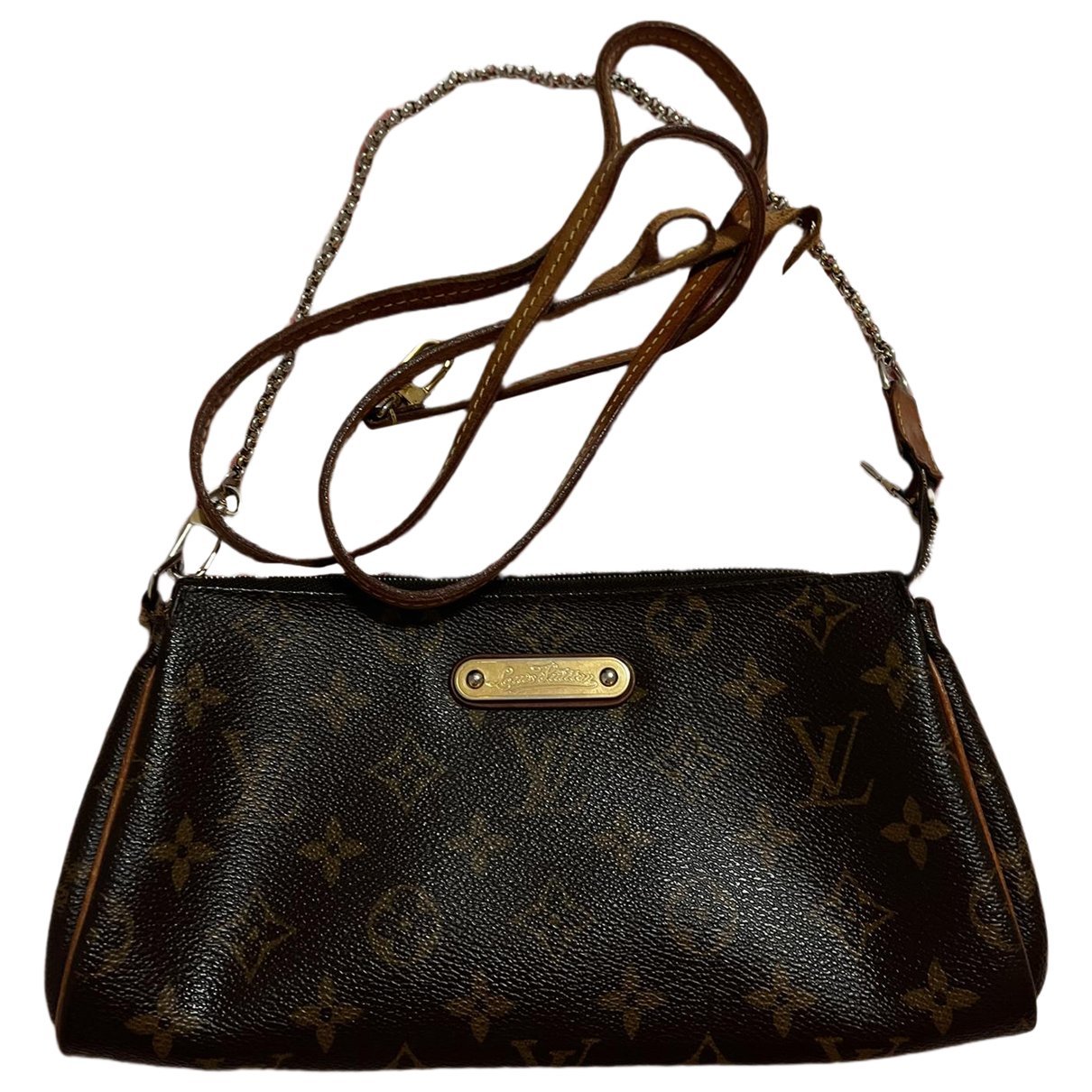 Leather clutch bag