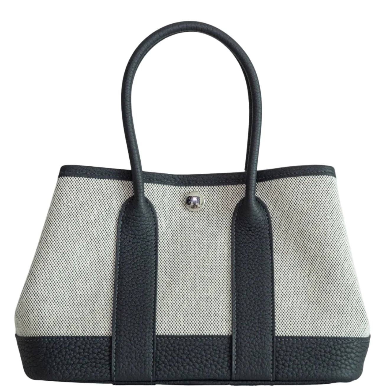 Hermès Neo Garden 23 Écru/Ardoise Toile H Viking and Negonda Palladium Hardware