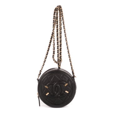 Leather Round Filigree