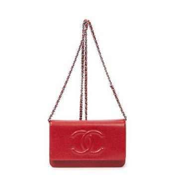 Leather Timeless Wallet on Chain