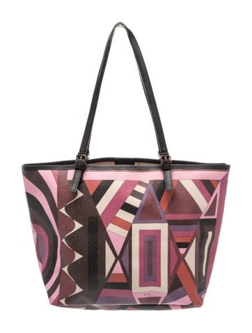 Emilio Pucci Leather Tote
