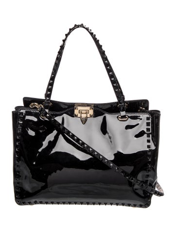 Rockstud Top Handle Bag