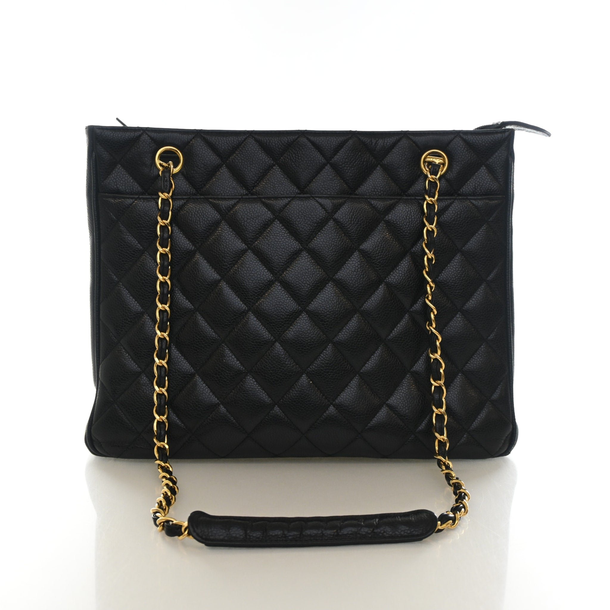 Chanel Vintage Caviar Shopping Tote