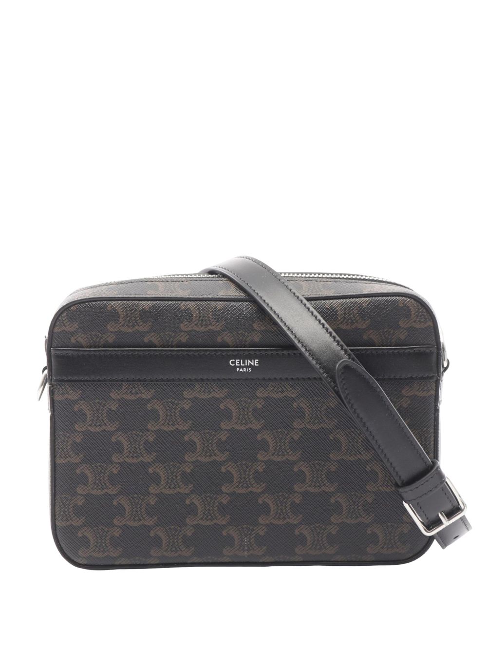 2021-2026 Small Coated Canvas Triomphe crossbody bag