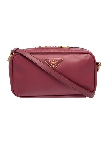 Saffiano Leather Camera Small
