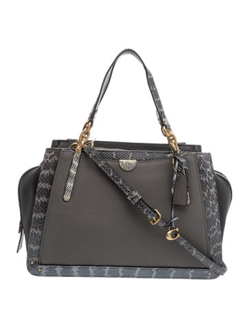 Leather Top Handle Bag w/ Tags
