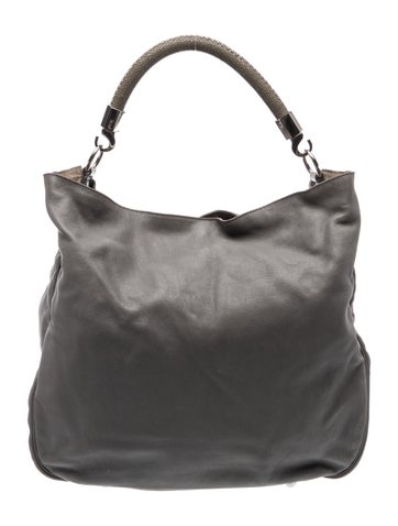Leather Top Handle Bag