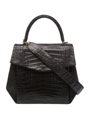 Nancy Gonzalez Crocodile Top Handle Bag