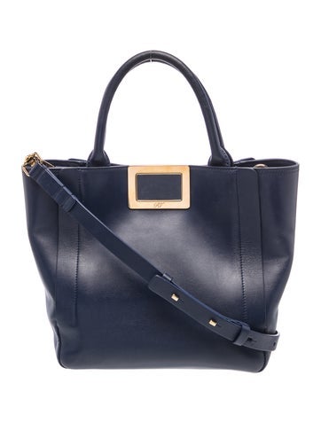 Roger Vivier Leather Top Handle Bag