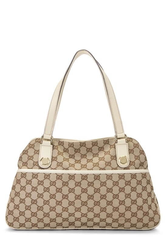 Original GG Canvas Charmy Pocket Tote Large