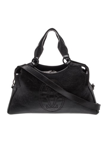 Cartier Leather Top Handle Bag