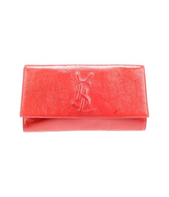 Saint Laurent Laurent Patent Leather Clutch