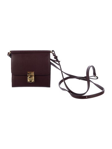 Polene Leather Numéro Sept Crossbody Wallet Mini