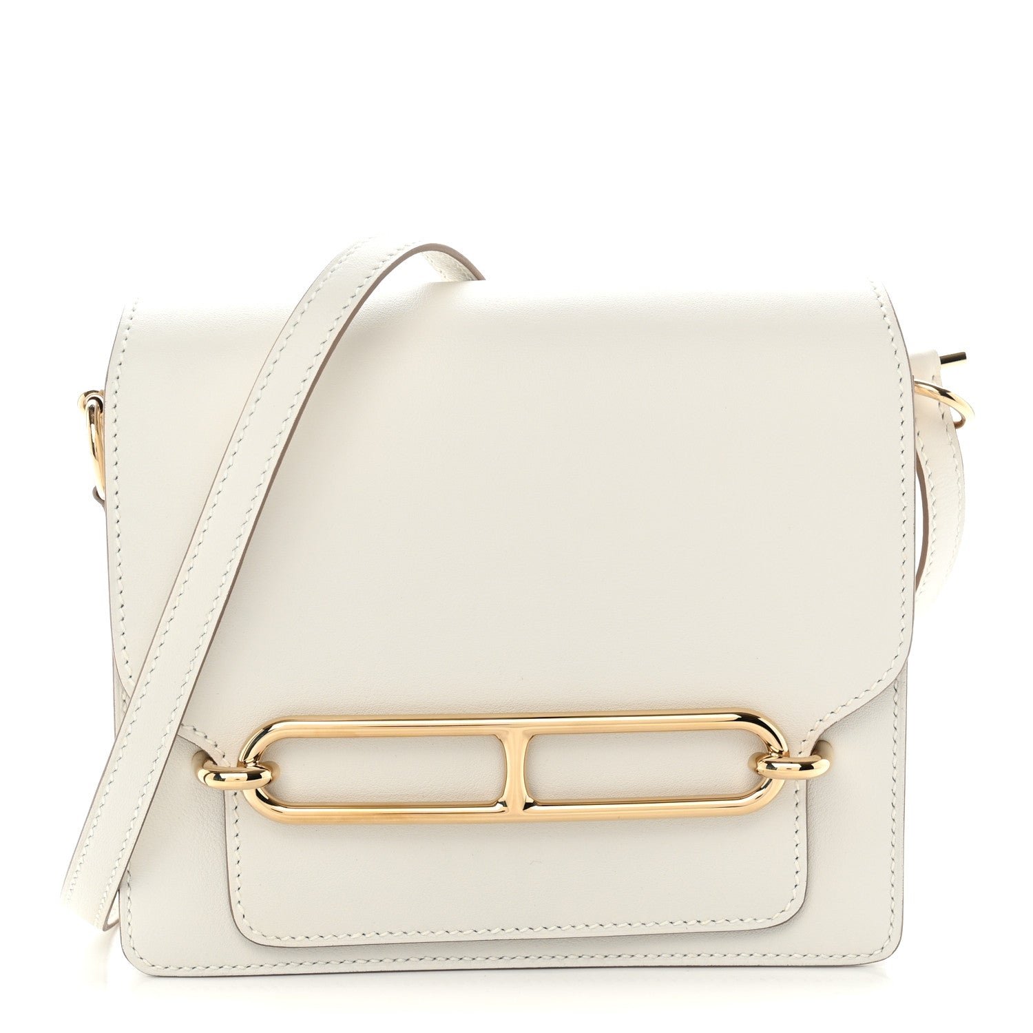 Hermes Swift Mini Sac Roulis Gris Pale