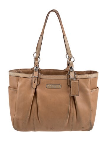 Coach Leather Top Handle Bag