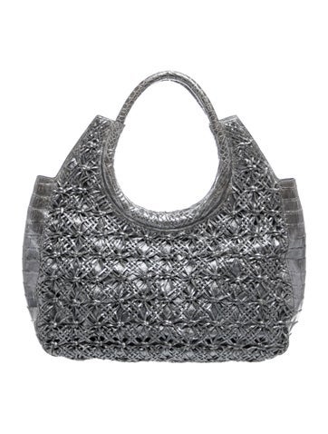Nancy Gonzalez Leather Top Handle Bag