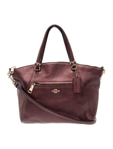 Leather Top Handle Bag