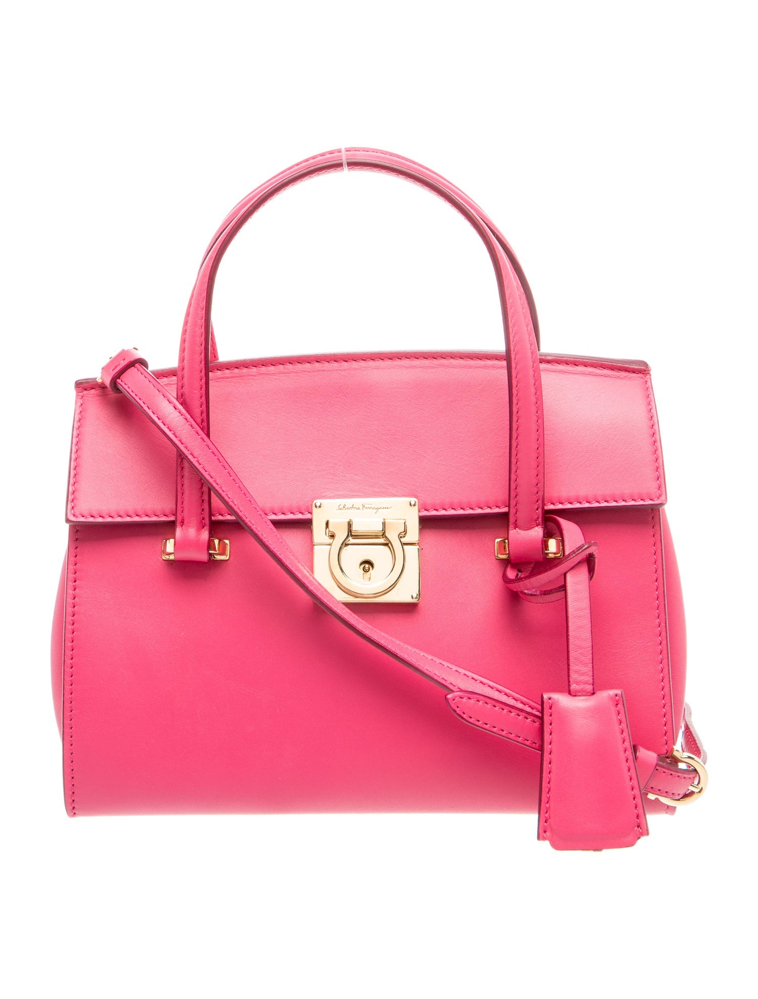 Leather Top Handle Bag