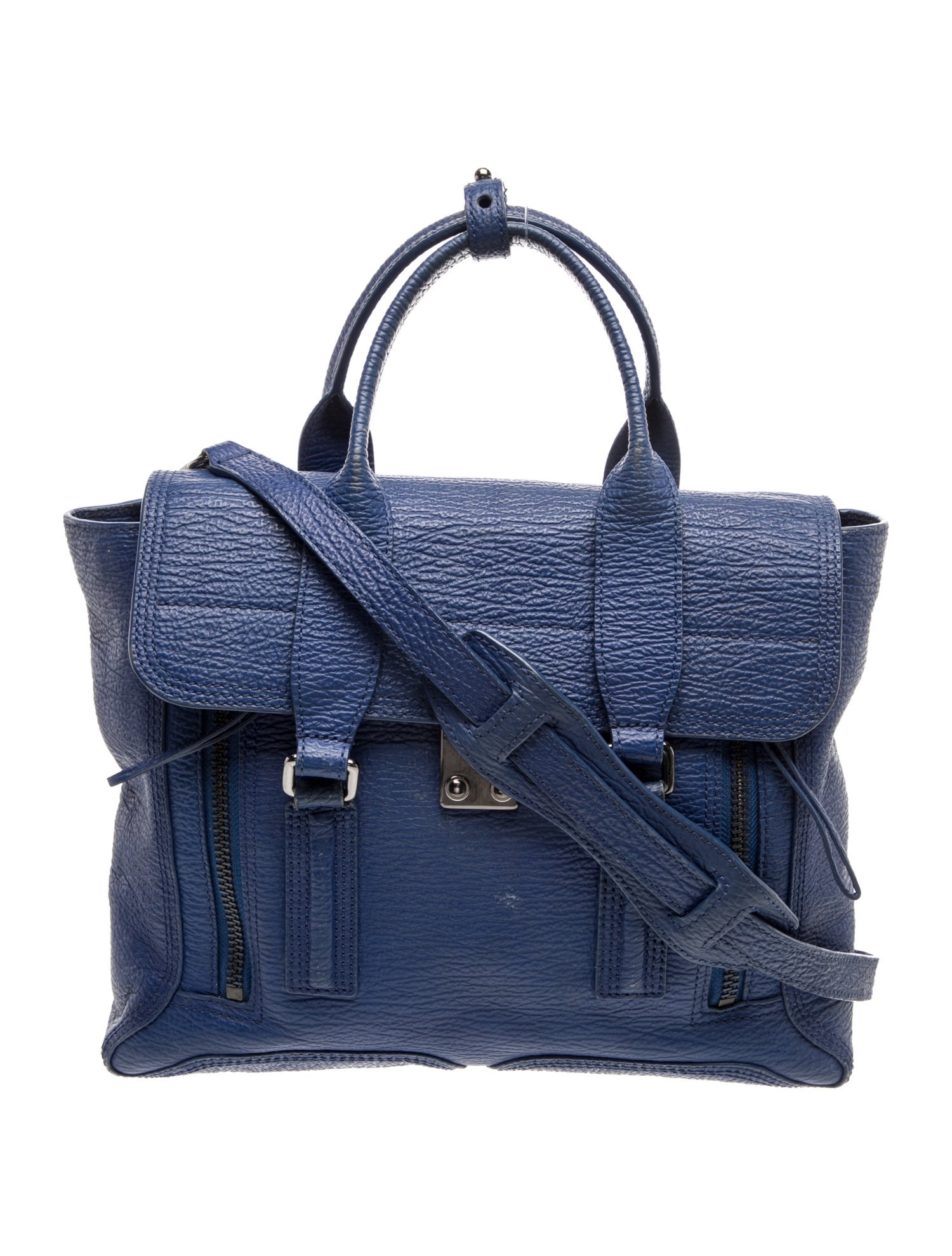 Leather Top Handle Bag