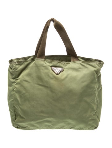 Tessuto Nylon Top Handle Bag