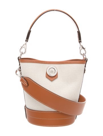 Moynat Leather Bucket Bag