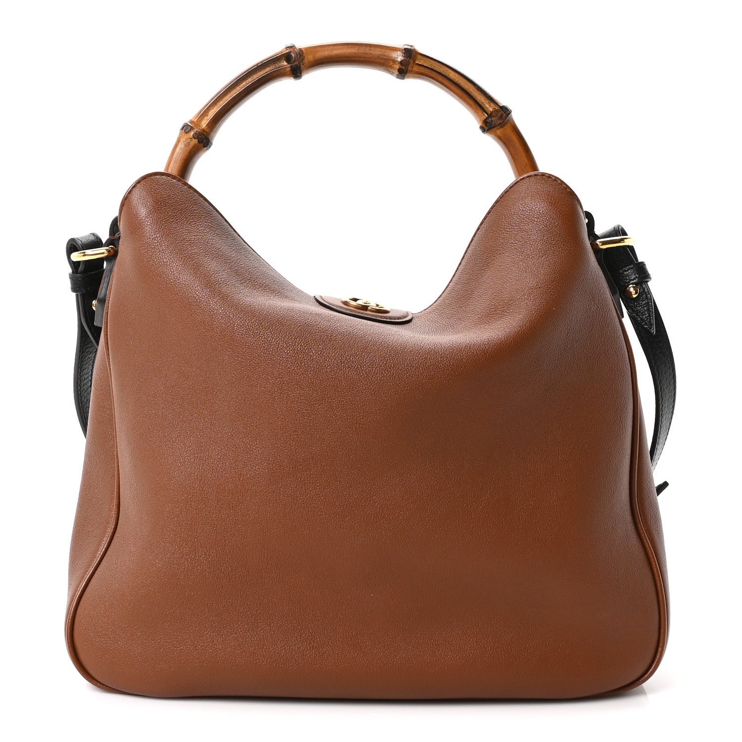Gucci Softy Wonka Textured Dollar Calfskin Medium Diana Shoulder Bag Cuir