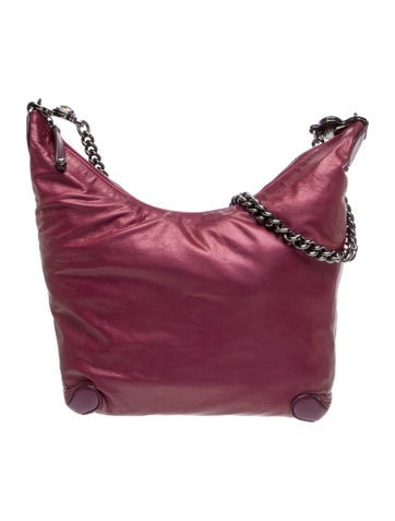 Interlocking G Pre-Owned Galaxy Chain Shoulder Bag Medium