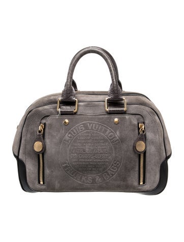 Suede Havane Stamped Trunk GM Vintage