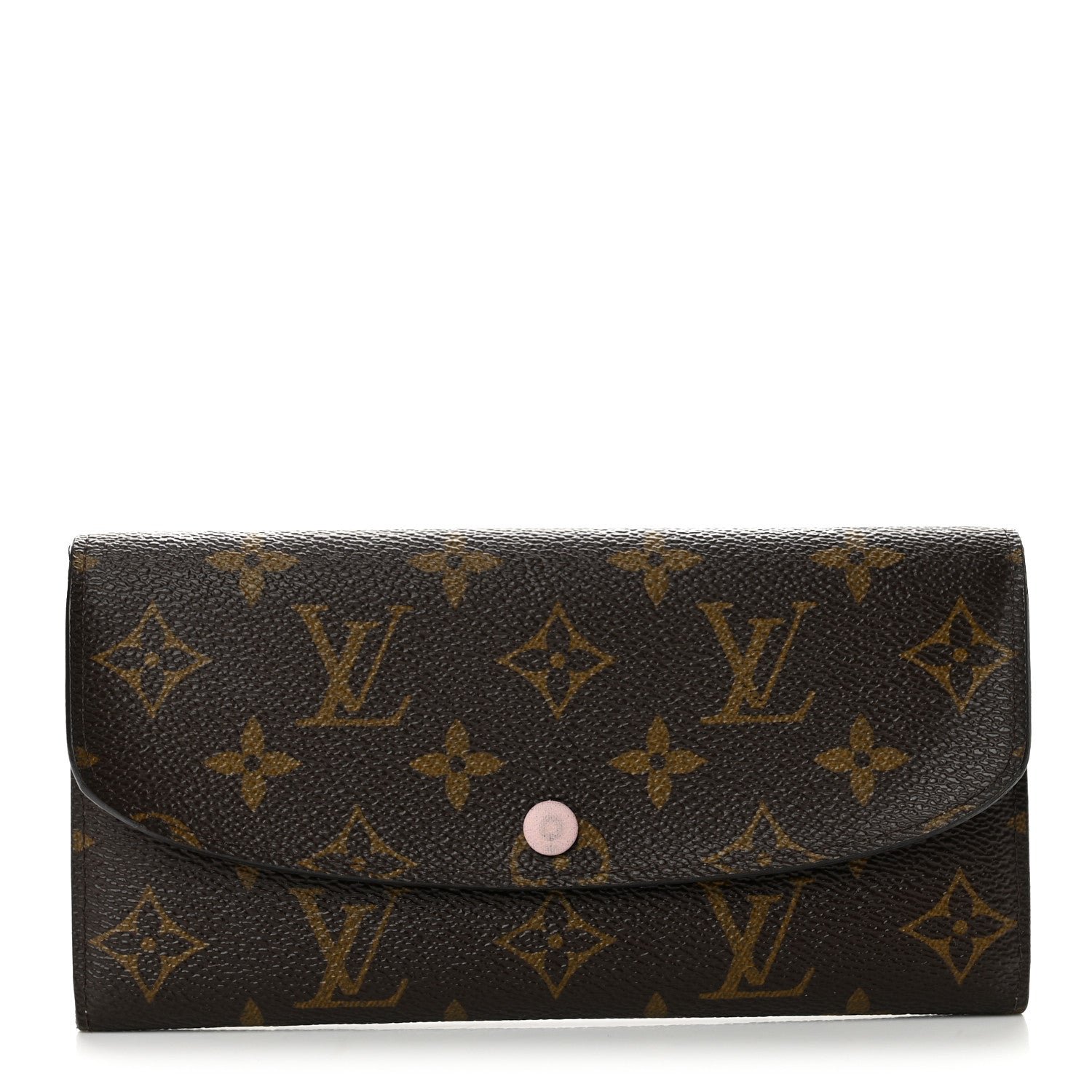 Louis Vuitton Monogram Emilie Wallet Rose Ballerine
