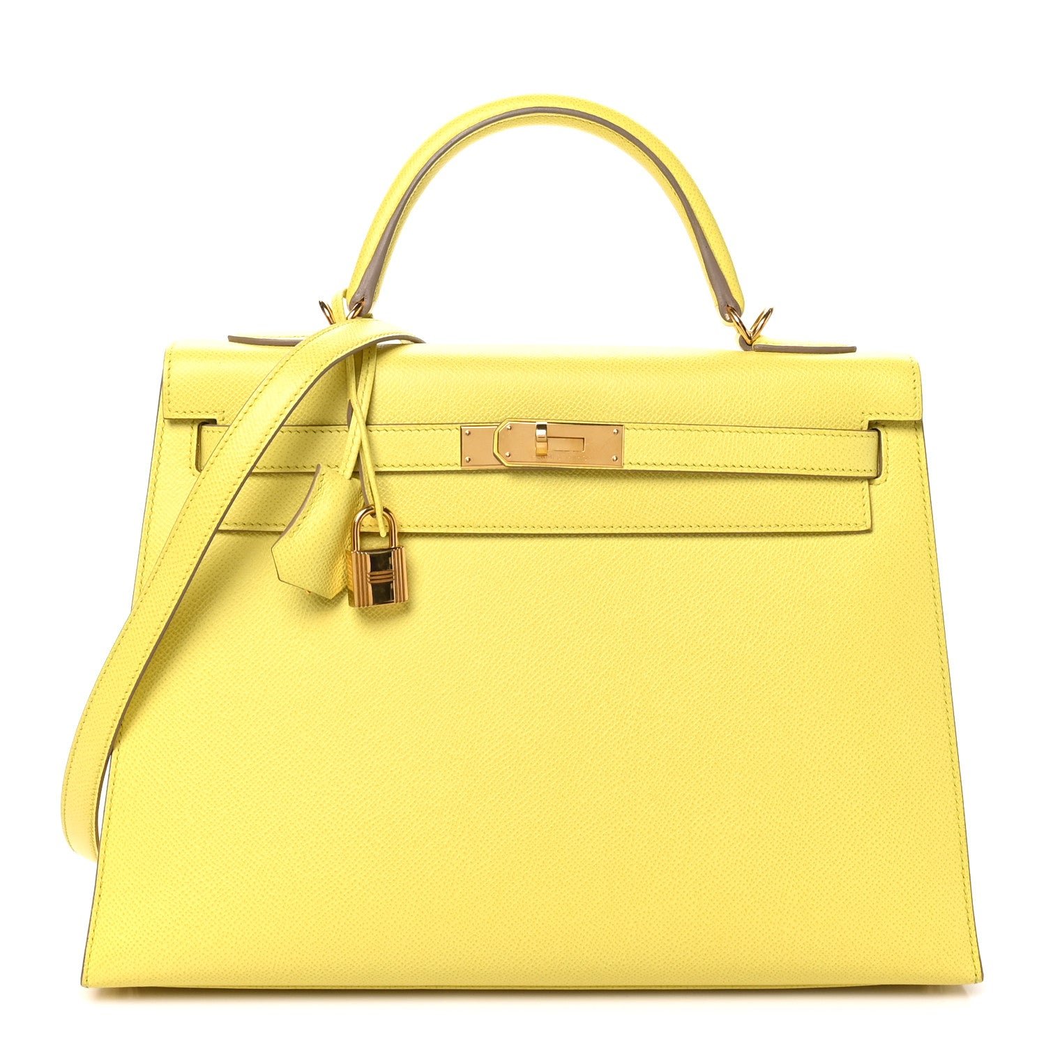 Hermes Epsom Kelly Sellier 32 Soufre