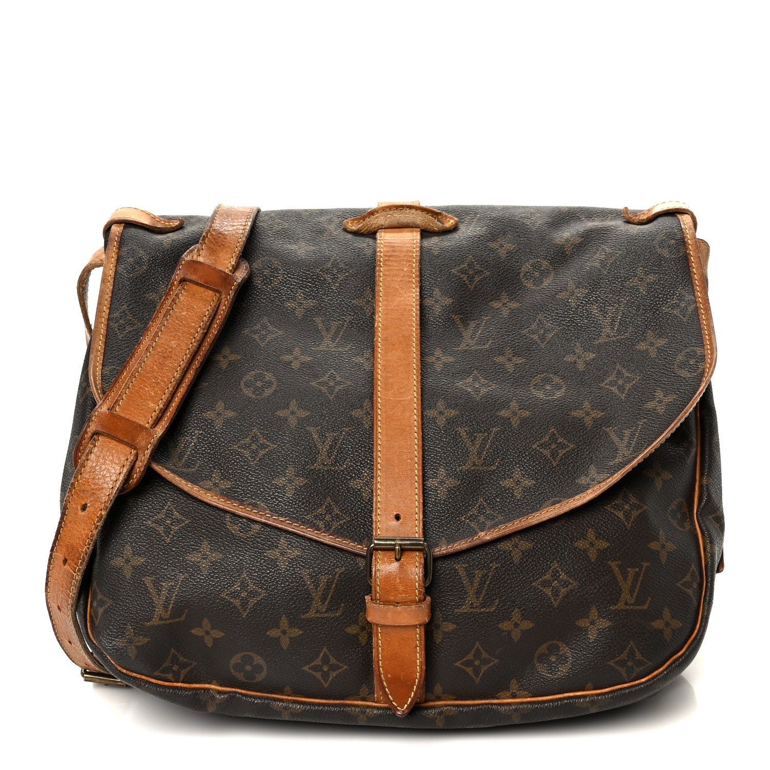 Louis Vuitton Louis Vuitton Monogram Saumur 35