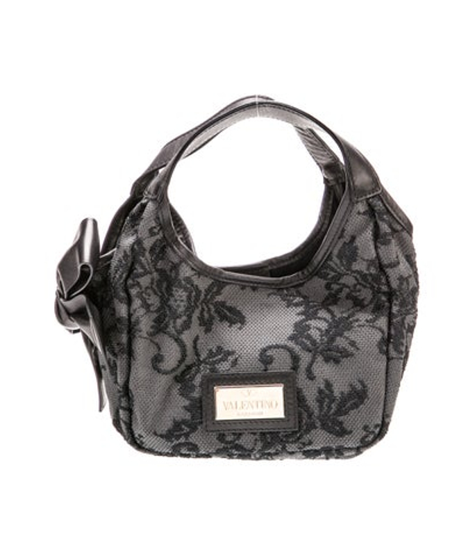 Valentino Mesh Top Handle Bag