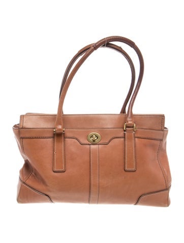 Leather Top Handle Bag