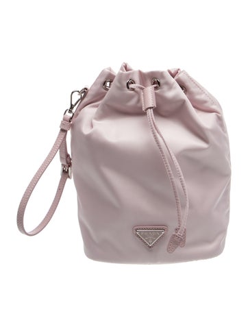 Saffiano Leather Bucket Bag