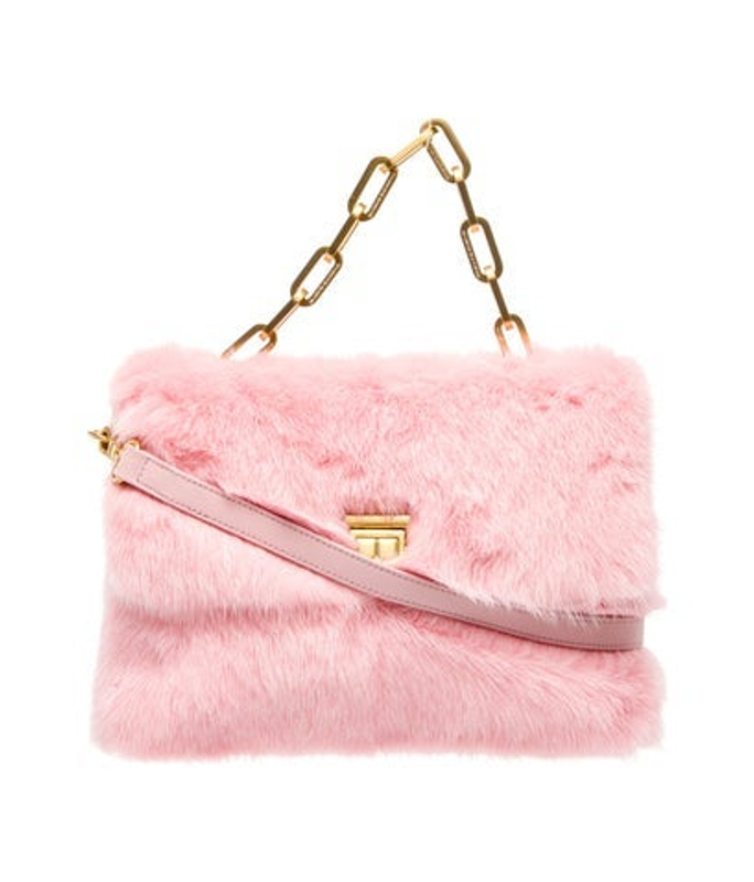 Brandon Blackwood Blackwood Fur Top Handle Bag