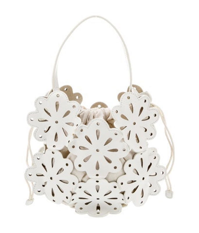 Staud Leather Top Handle Bag