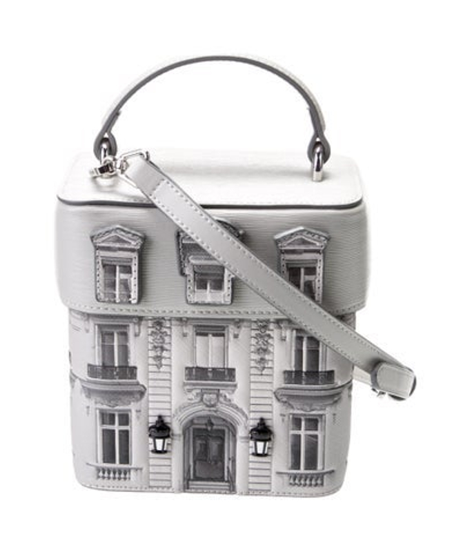 Karl Lagerfeld Lagerfeld Leather Top Handle Bag