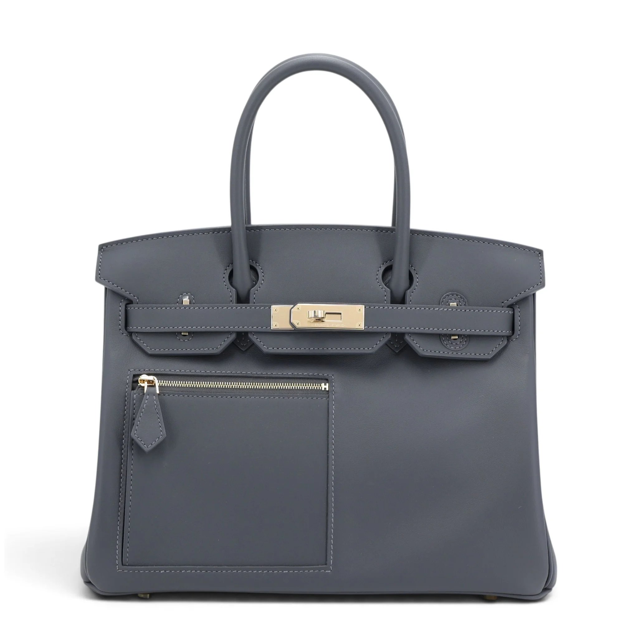 Hermes Limited Edition Birkin 30 Colormatic Ardoise (85) Swift Permabrass hardware K (2025)