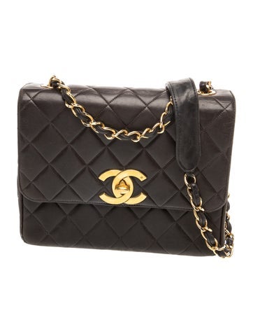Quilted Lambskin XL Square Flap Bag