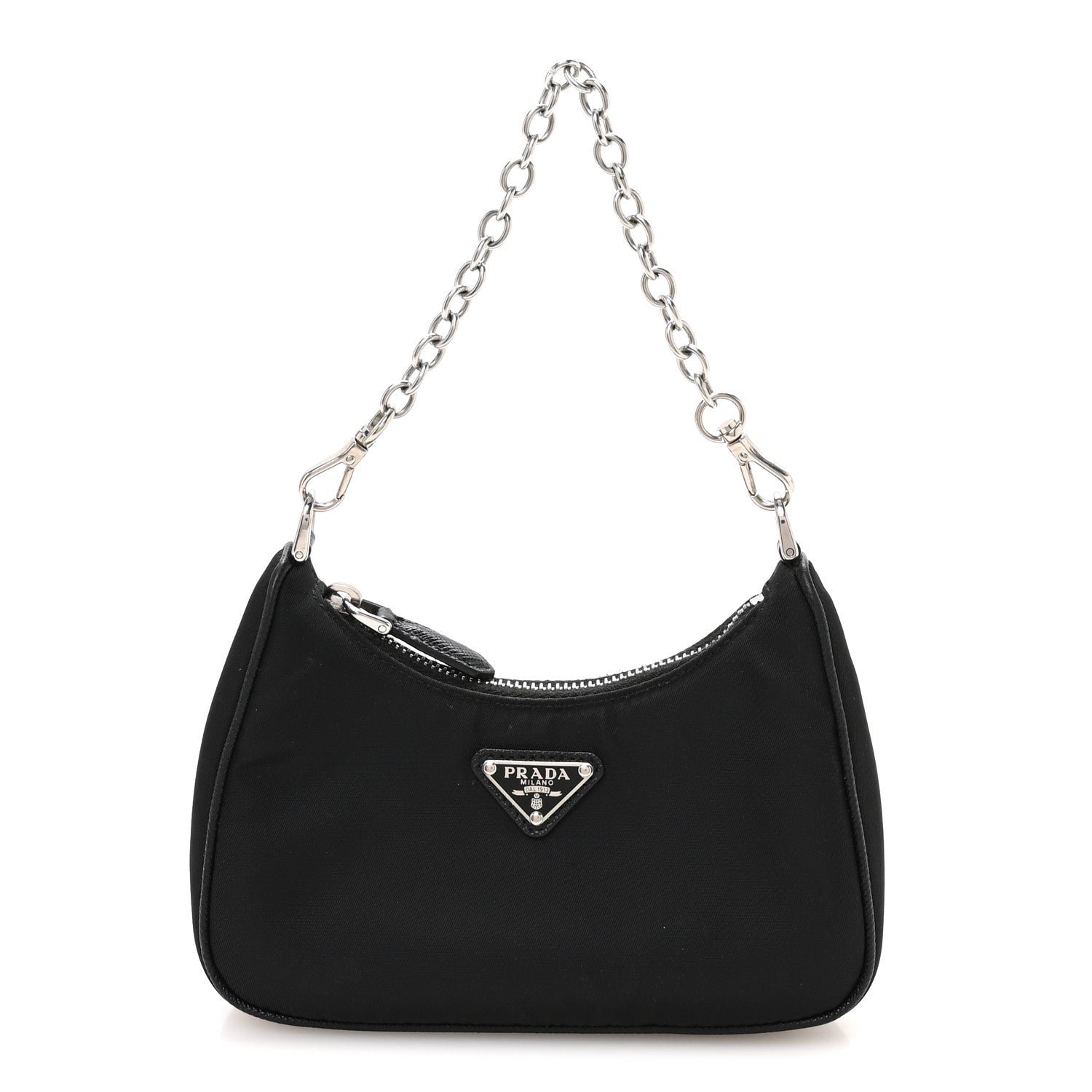 Prada Tessuto Nylon Mini Re-Edition 2000 Shoulder Bag Black