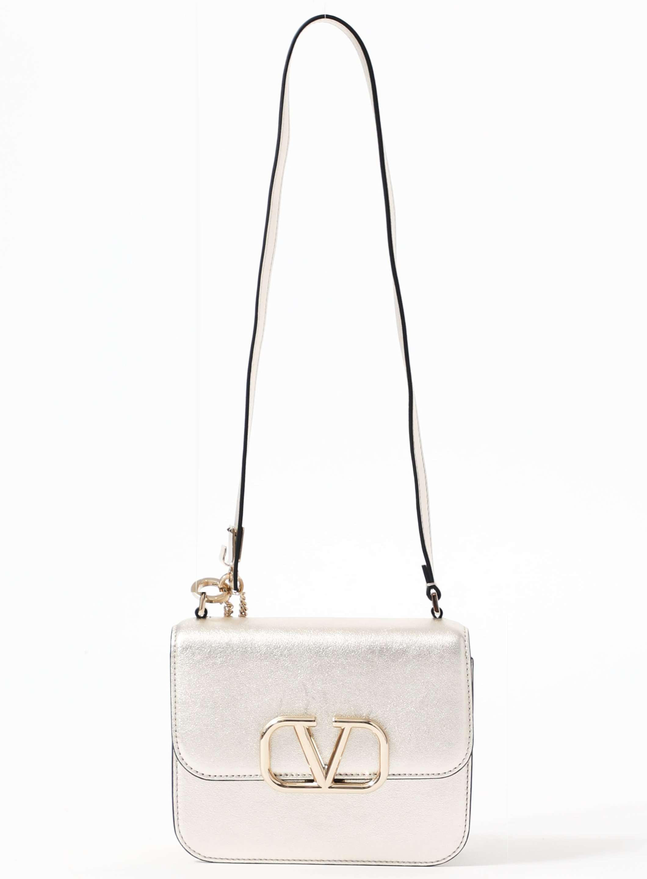 Valentino Metallic V-Sling Mini Bag
