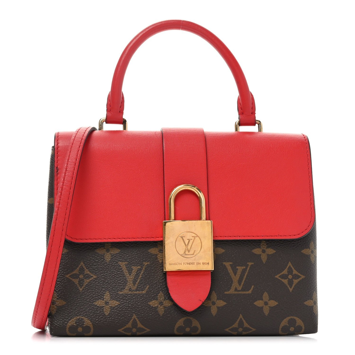 Louis Vuitton Monogram Locky BB Coquelicot