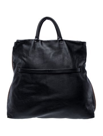 Leather Top Handle Bag
