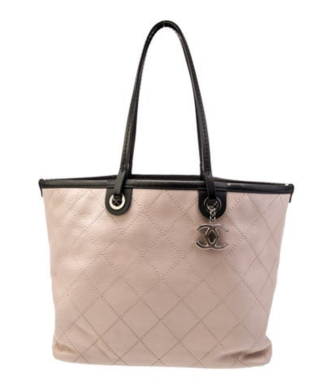 Chanel Quilted Caviar Shopping Fever Tote