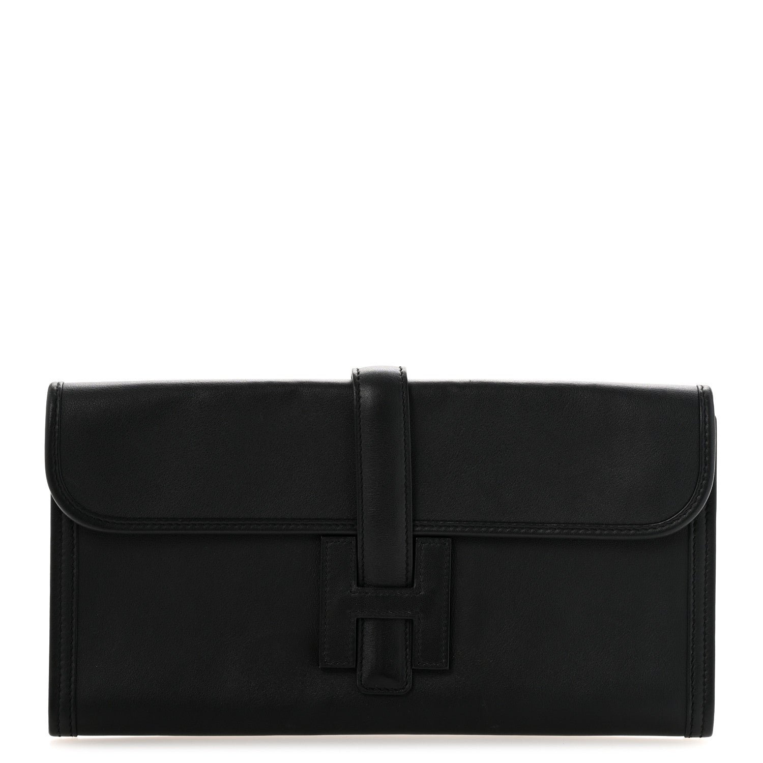 Hermes Swift Jige Elan 29 Clutch Black
